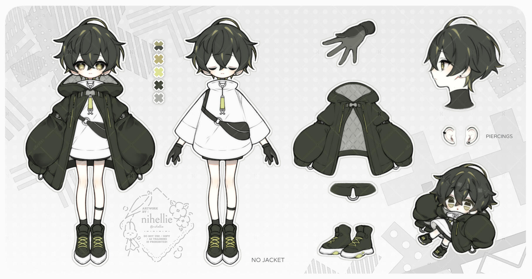 Character design + sheet