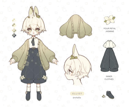 Character design + sheet (OC)