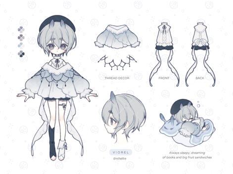 Character design + sheet (OC)