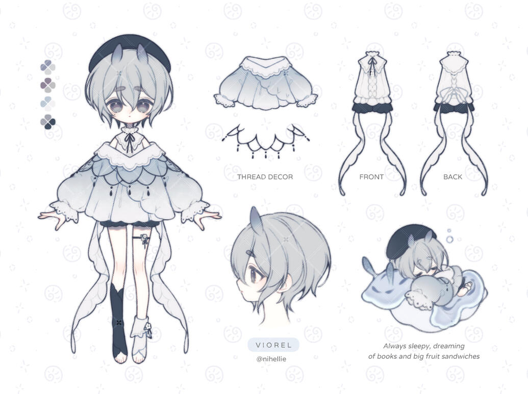 Character design + sheet (OC)