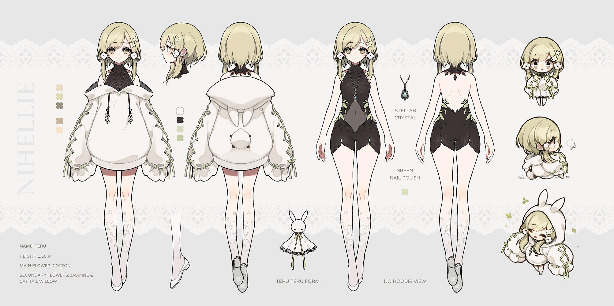 Character design + sheet